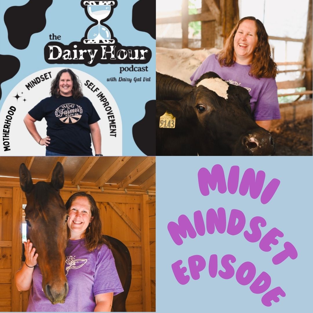 Dairy Gal Val talks about the importance of taking a break in this mini mindset episode.