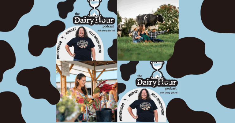 In this episode of the Dairy Hour podcast, host Val Lavigne sits down with Jaime Derr to talk about dairy farming and flowers