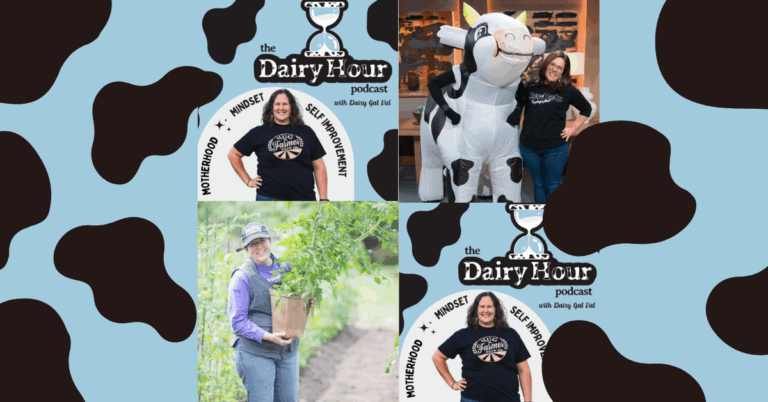 In this episode of the Dairy Hour podcast, host Val Lavigne sits down with Amanda Freund to talk cow pots and courage