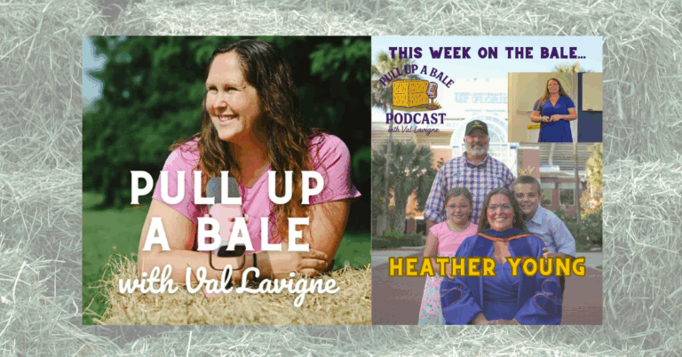 Pull Up a Bale Podcast discusses Building Confidence with Heather Young